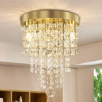 Luxe Black Chandelier — 7.7" — 05-9.7"xH11.5"-Gold