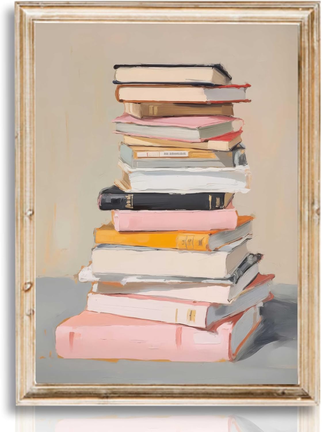 Unframed Pink Wall Decor — 16" — Book Posters