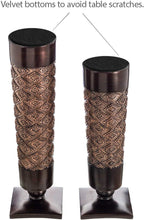 Brown Pillar Candle — Set of 2 - View 5