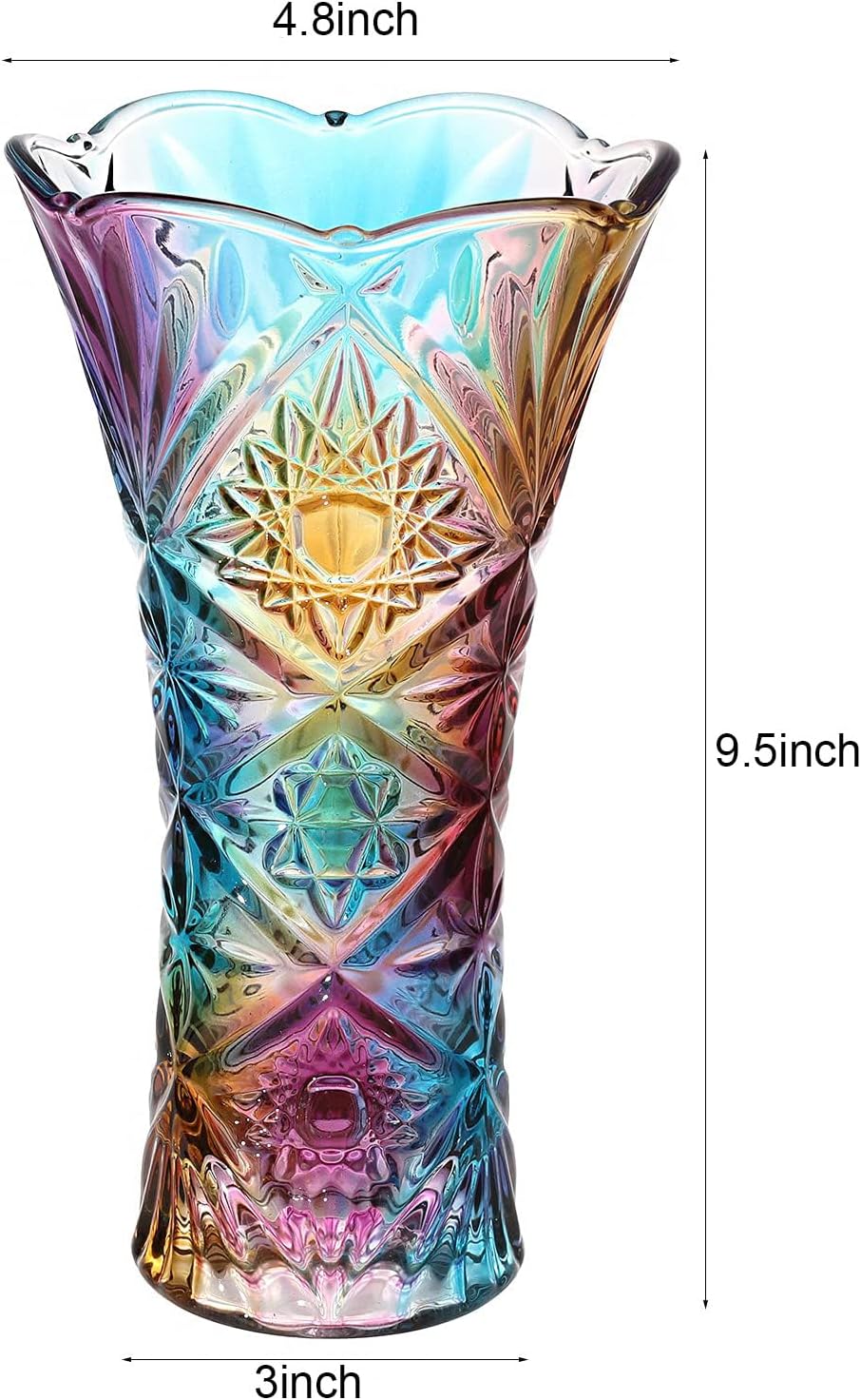 Glass Flower Vase - View 2