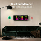 RGB Black Wall Clock — 15" - View 8