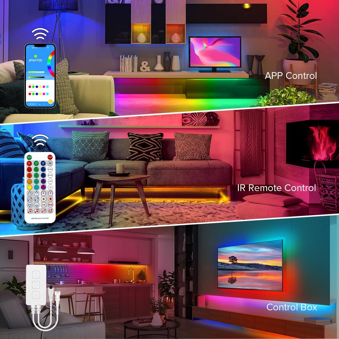 USB Metal LED Strip Light - View 4