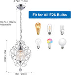 Farmhouse Gold Chandelier — 1-Light - View 5
