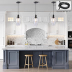 Farmhouse Black Pendant Light — 1-Light - View 6
