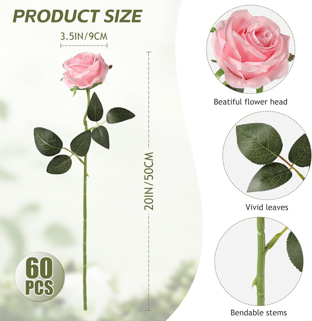 Pink Artificial Flowers - View 4