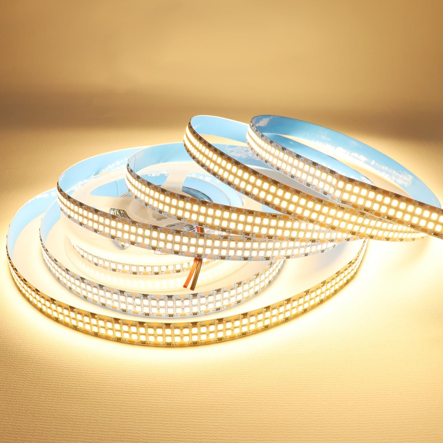 Dimmable Blue LED Strip Lights — Warm White 3000K