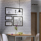 Farmhouse Black Ceiling Light — 1-Light - View 3