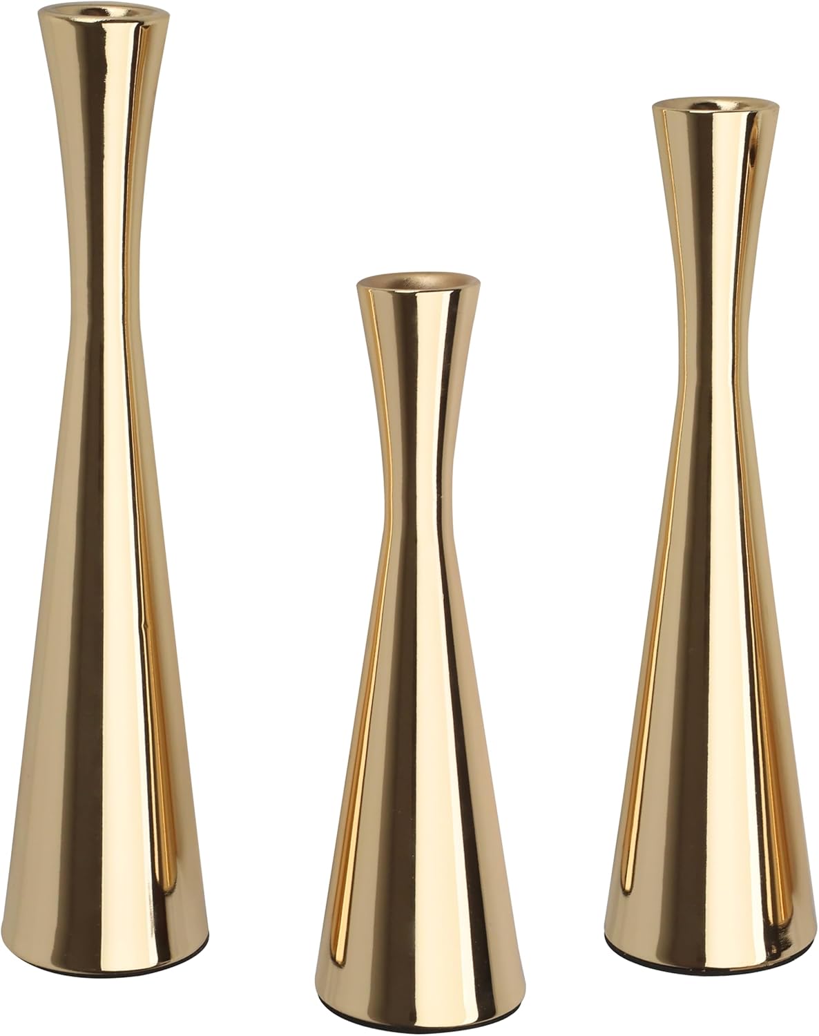 Luxe Black Candle — Set of 2 — Light Gold