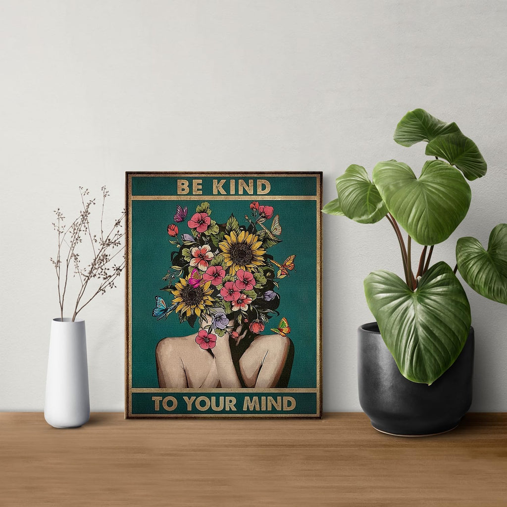 Black Canvas Wall Art — 10" - View 3