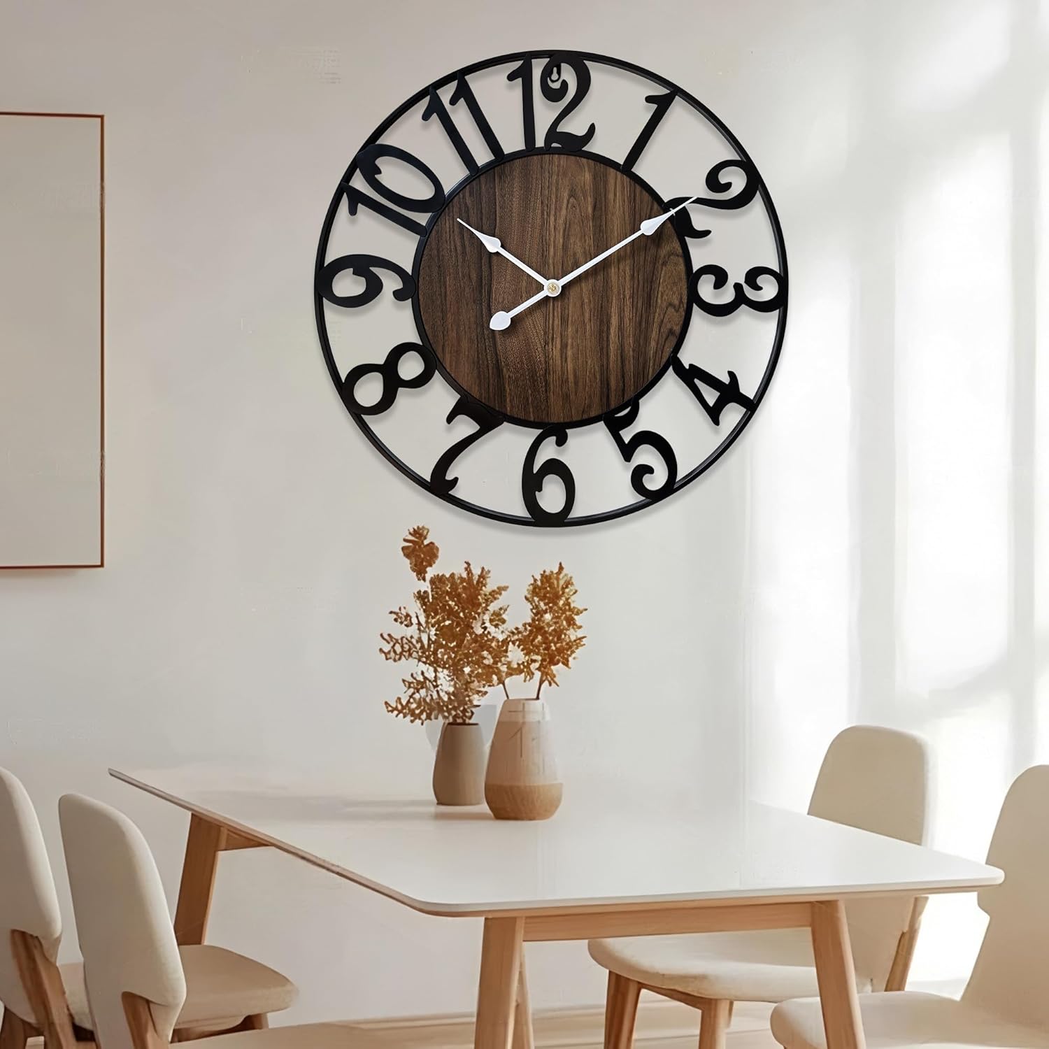 Battery Operated Farmhouse Metal Wall Decor — 24" - View 5