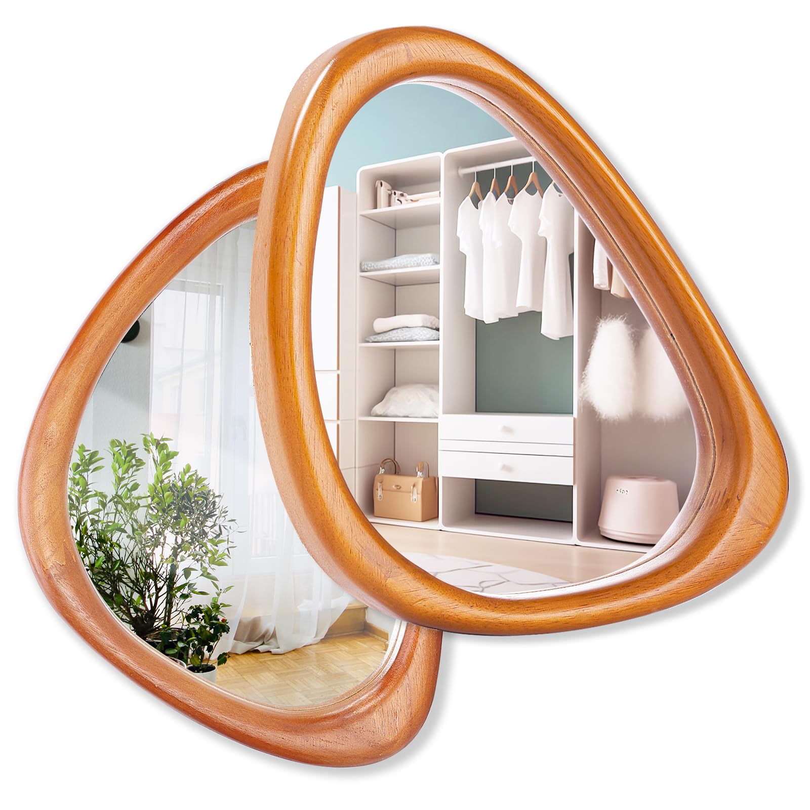 Black Wall Mirror — 15"