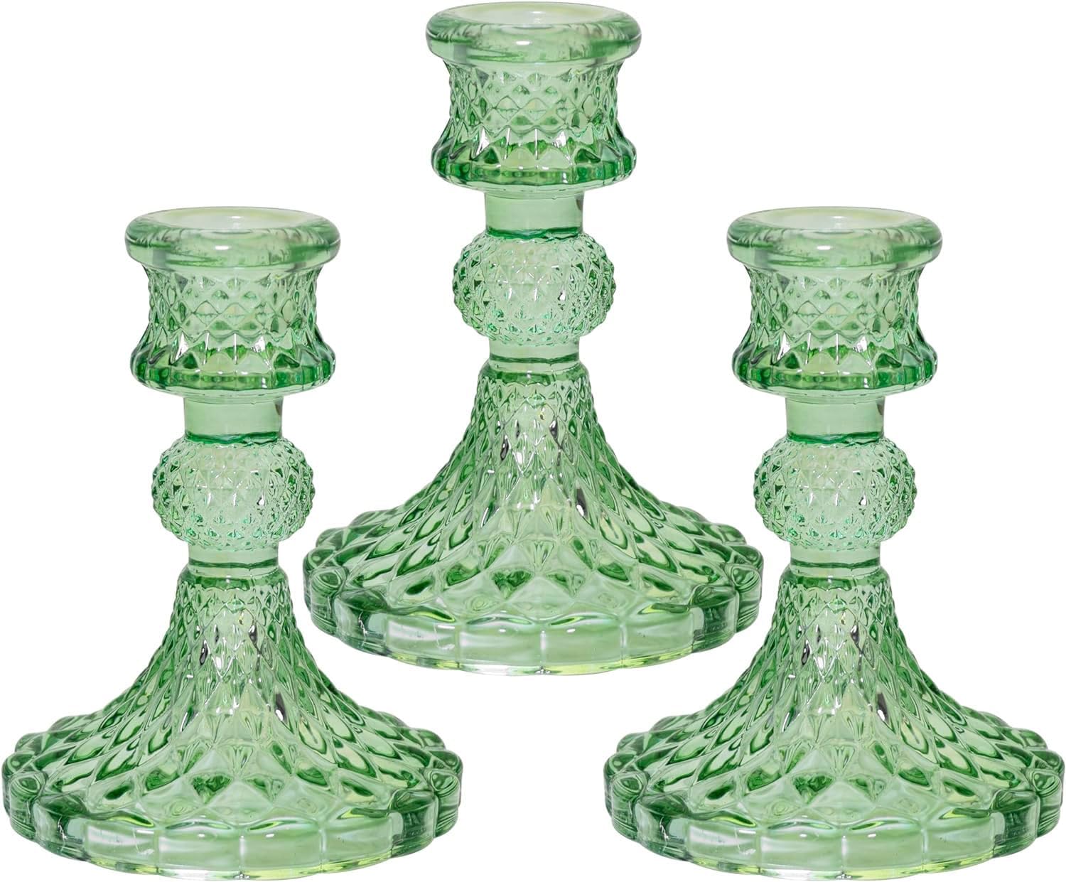 Green Pillar Candle — Green