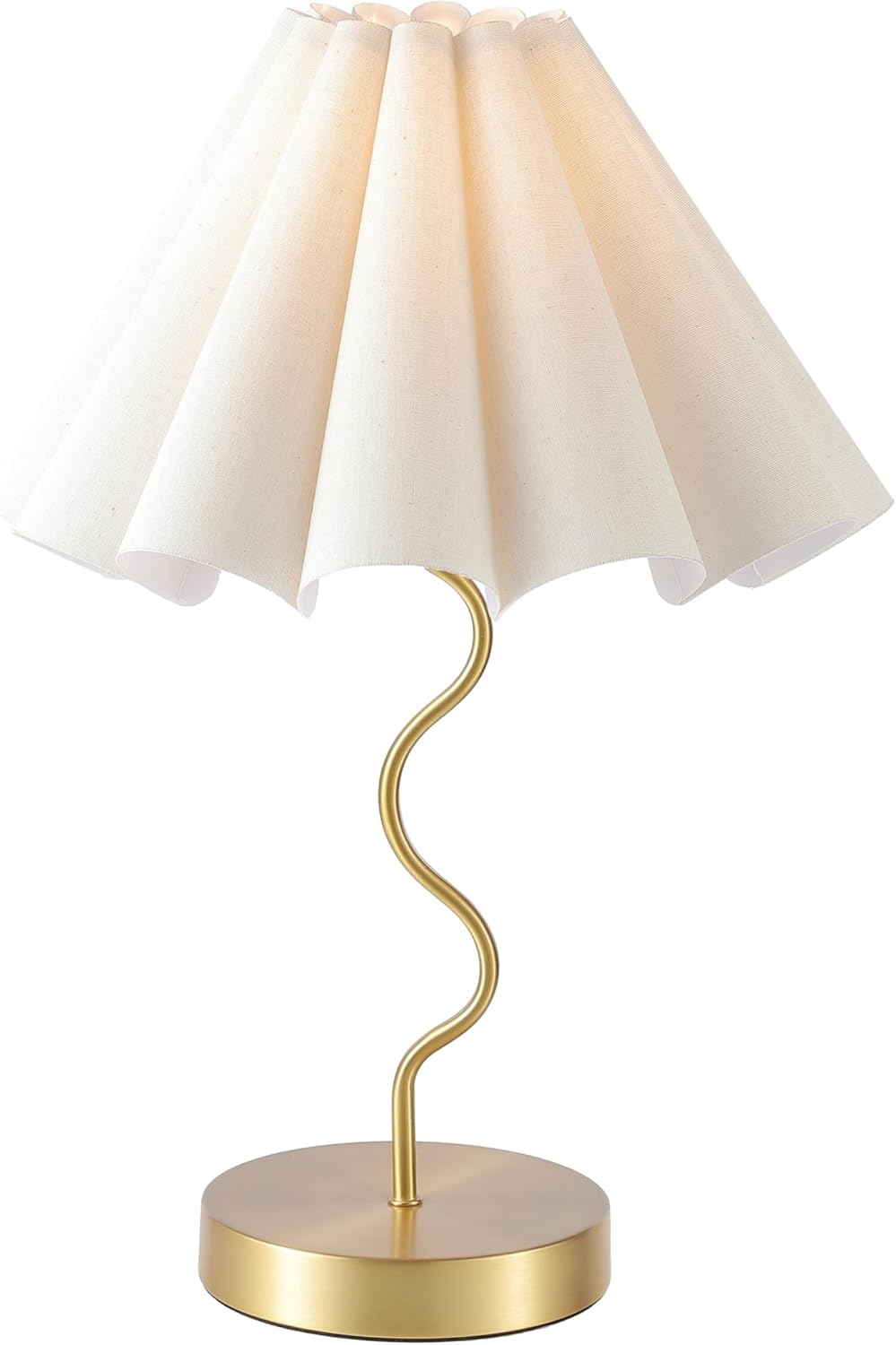 Linen Luxe Black Bedside Lamp — Gold