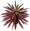 Green Artificial Plant — 35" — Red - Agave - 17.3 Inch