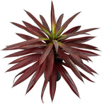 Green Artificial Plant — 35" — Red - Agave - 17.3 Inch