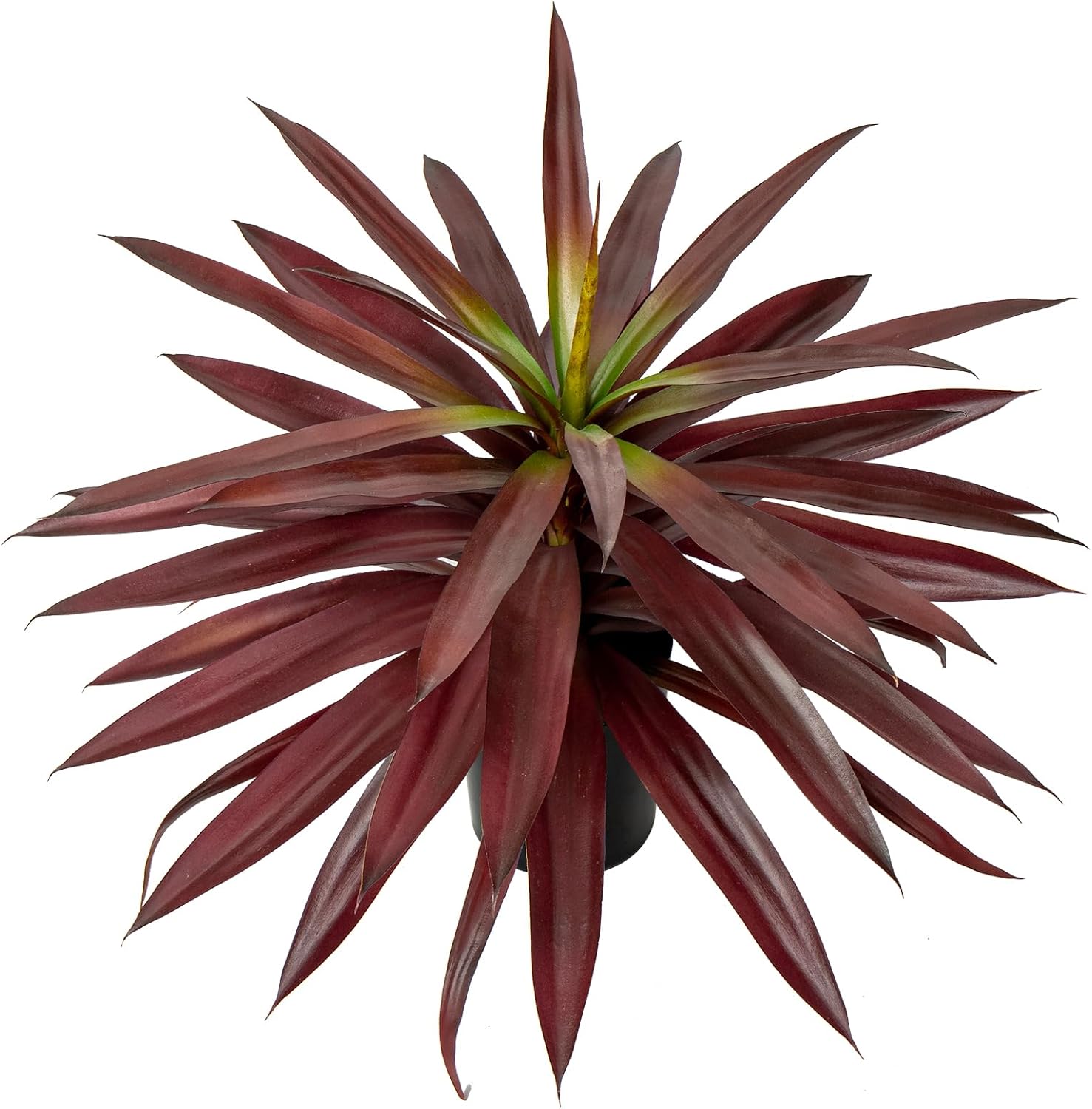 Green Artificial Plant — 35" — Red - Agave - 17.3 Inch