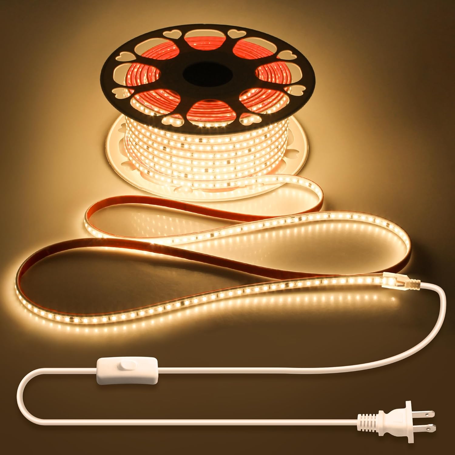 Dimmable White LED Strip Light — Warm White