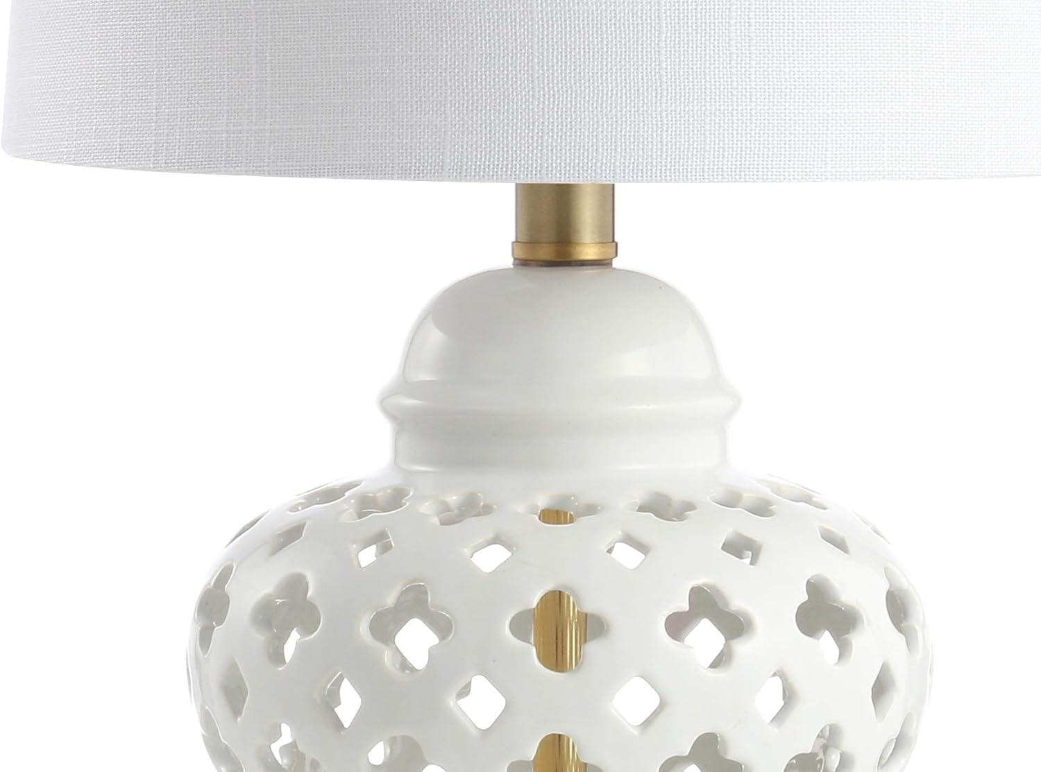 Linen Luxe Ceramic Table Lamp — 20.5" - View 6