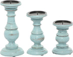 Farmhouse Black Pillar Candle — 6" - View 4