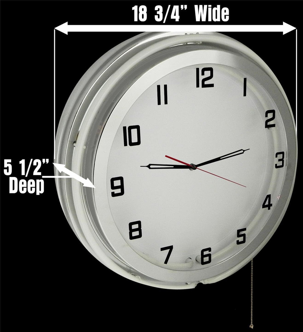 Vintage Blue Wall Clock - View 3