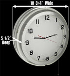 Vintage Blue Wall Clock - View 3