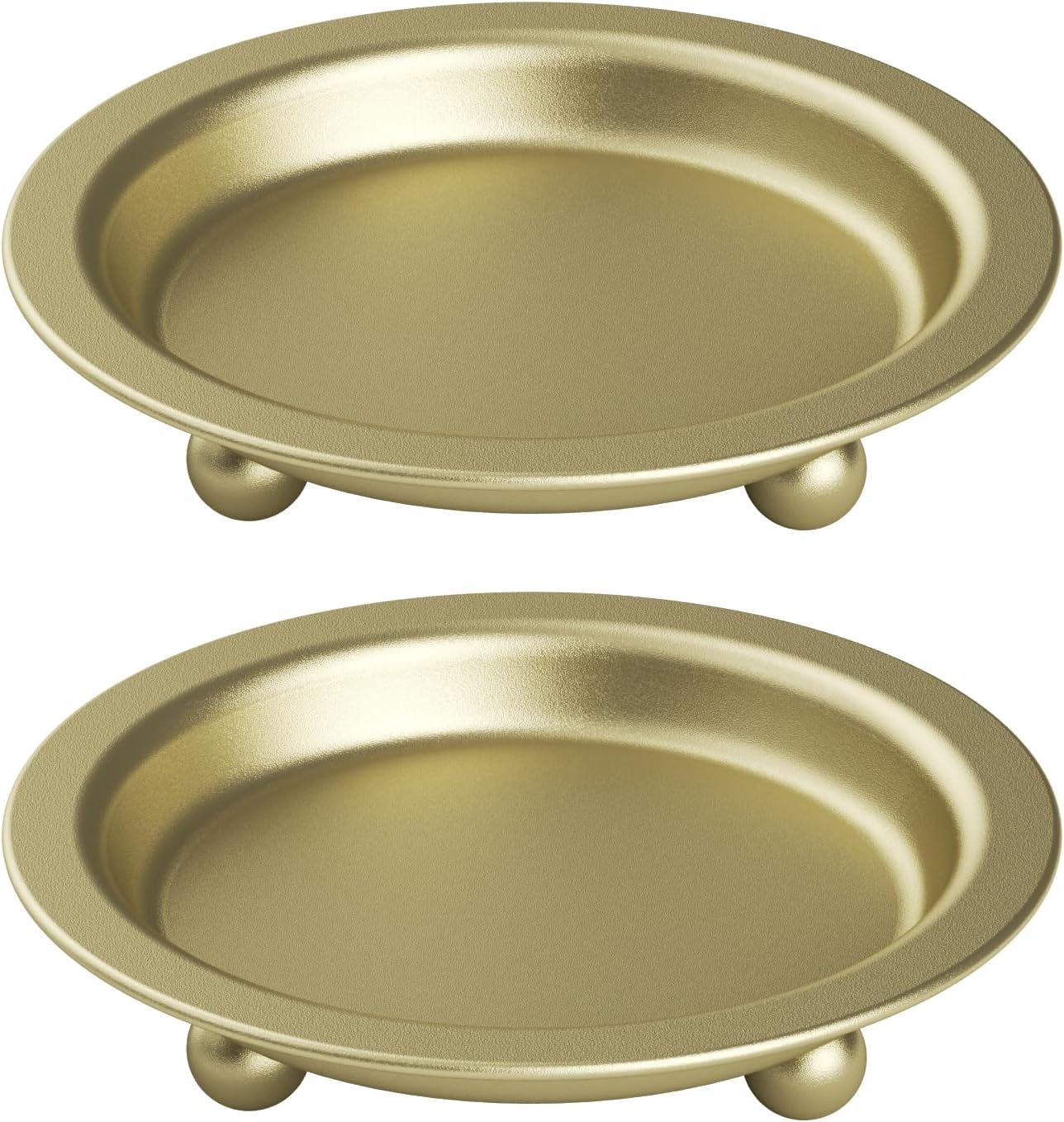 Round Black Candle — 13" — Gold-2pcs