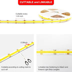 Dimmable Metal LED Strip Lights - View 5