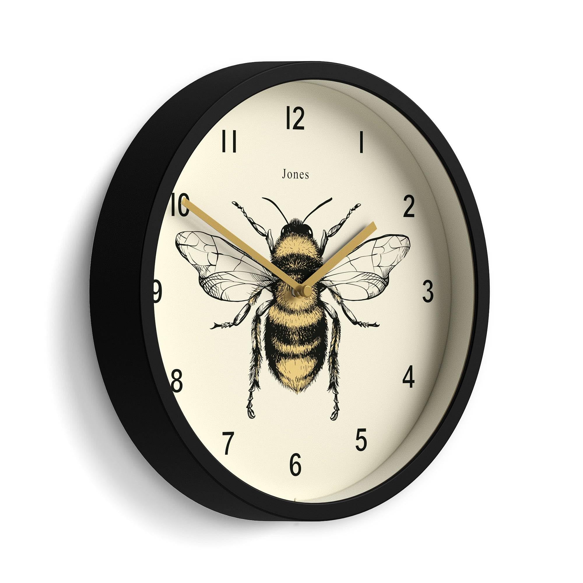 Modern Beige Wall Clock — 10"