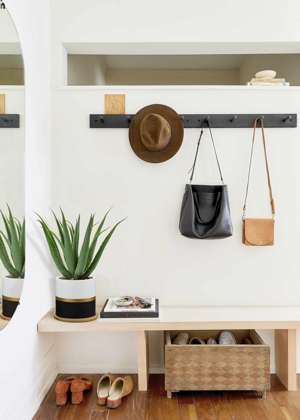 Farmhouse Black Artificial Plant - View 6