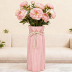Farmhouse Blue Flower Vase — 9.5" - View 8