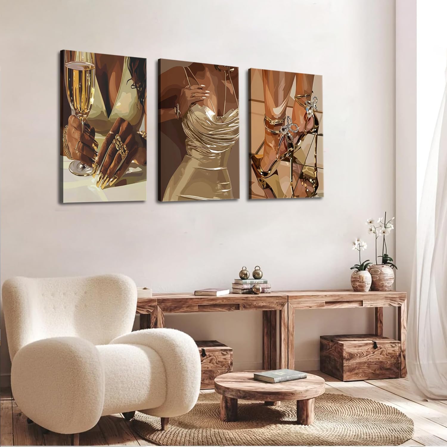 Framed Black Wall Decor — 16" - View 7