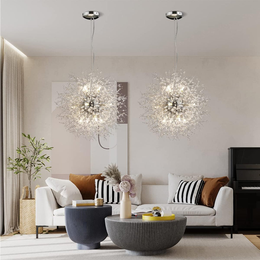 Luxe Metal Chandelier — 12-Light - View 4
