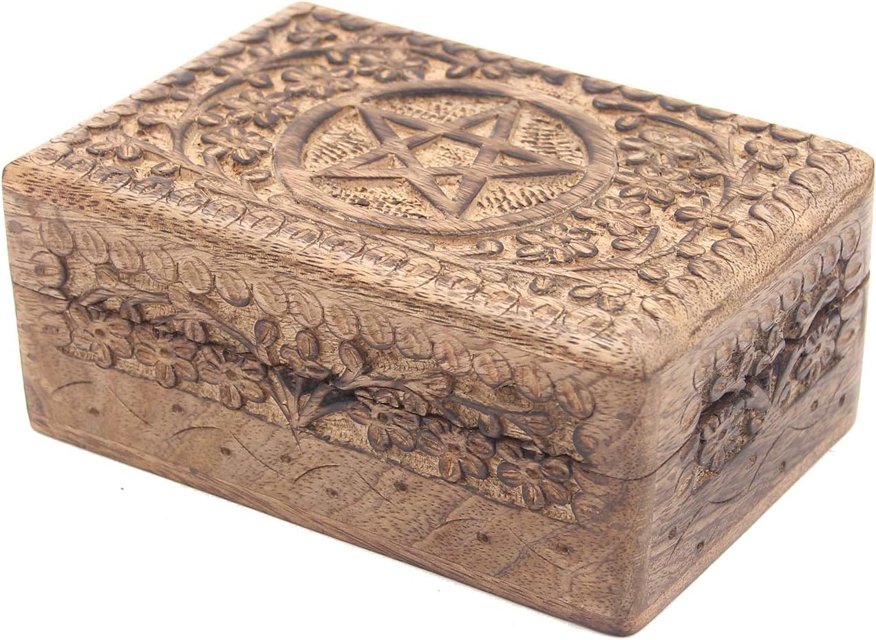 Wood Storage Basket — Medium