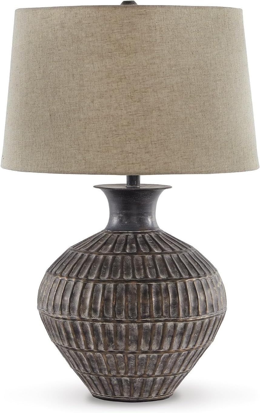 Farmhouse Ceramic Table Lamp — 27" — Magan