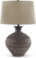 Farmhouse Ceramic Table Lamp — 27" — Magan