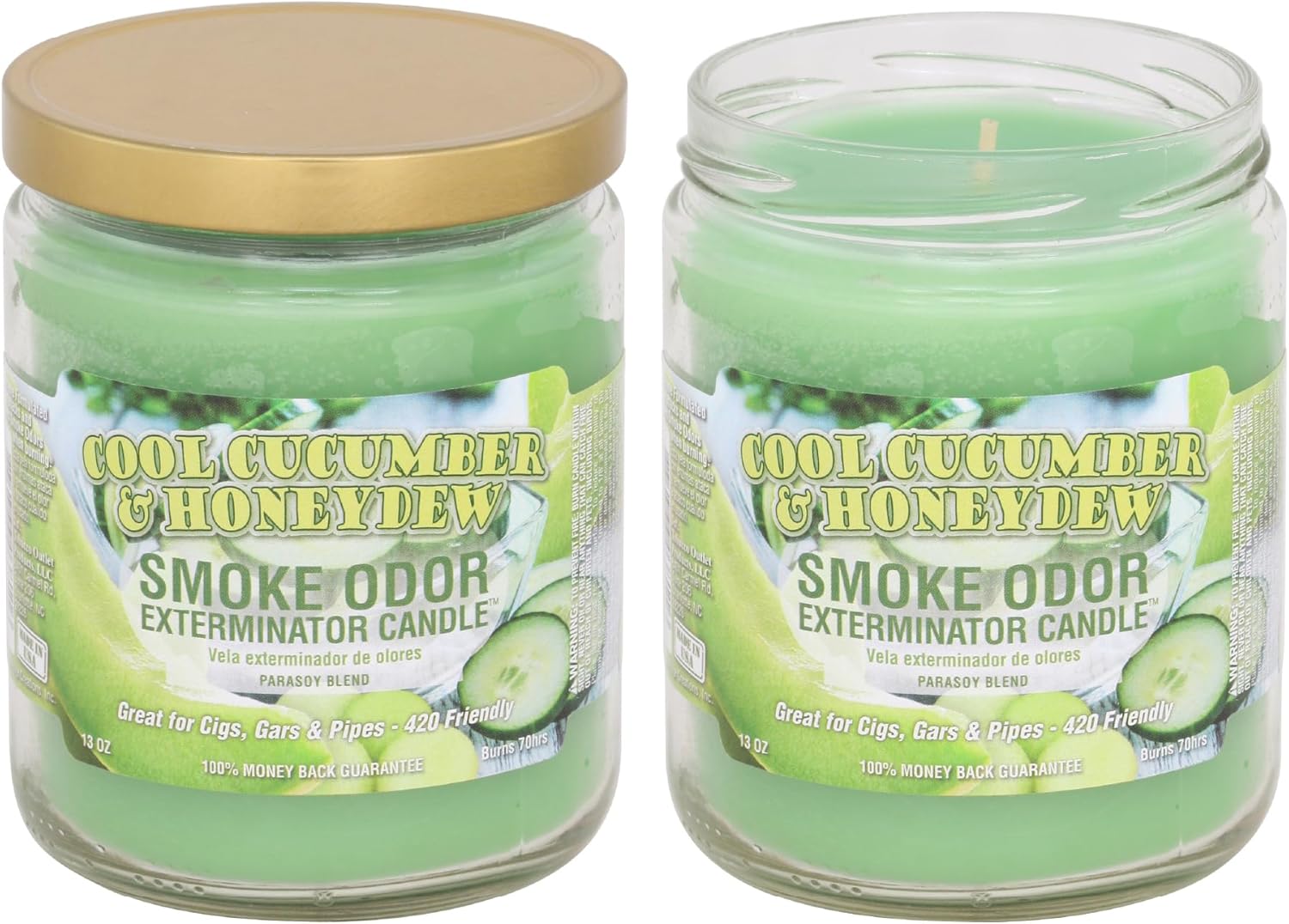 Wax Candle — 2 Pack