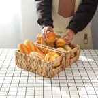 Rectangular Boho Rattan Storage Basket - View 6