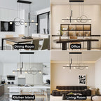 Dimmable Luxe Black Chandelier - View 6