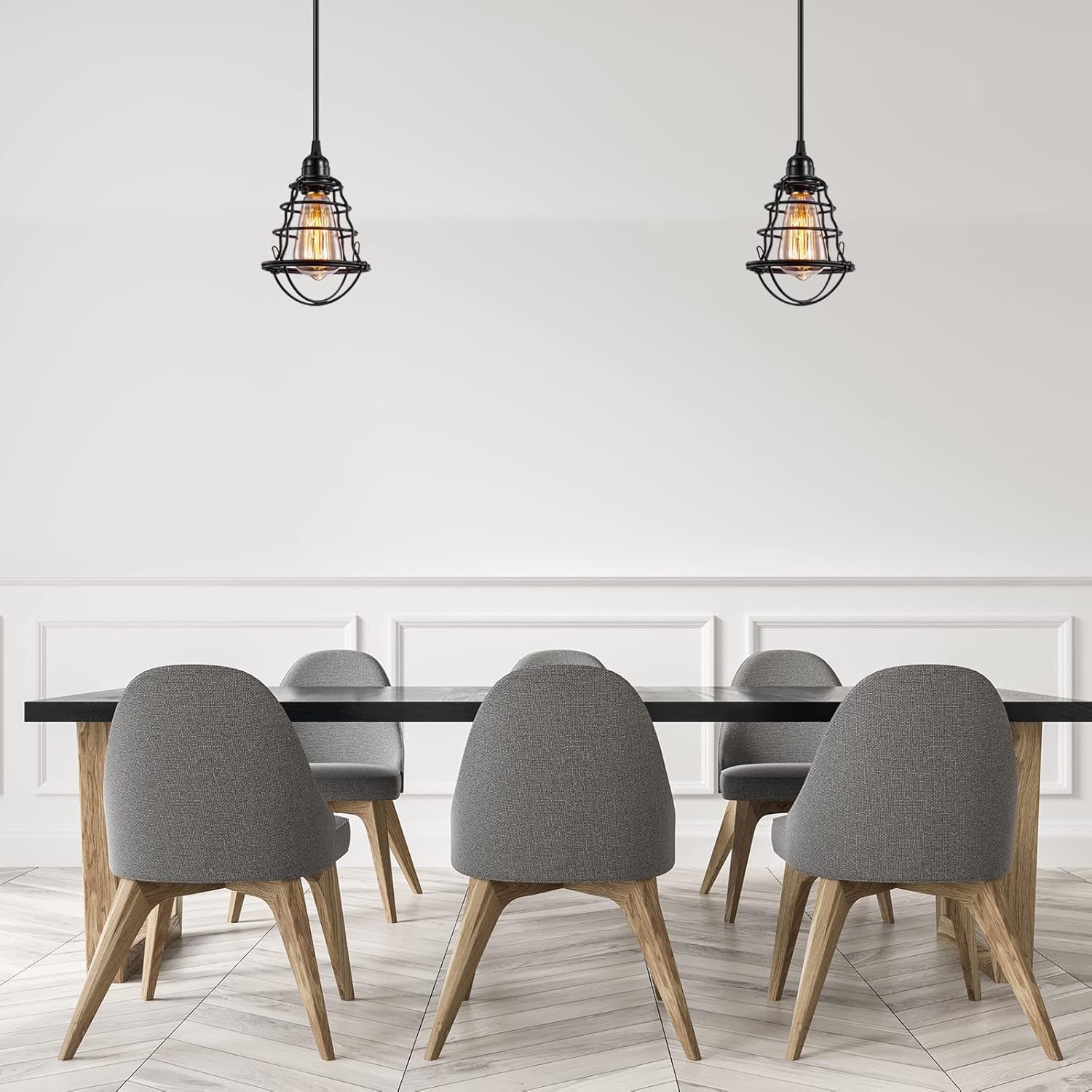 Adjustable Metal Pendant Light - View 6