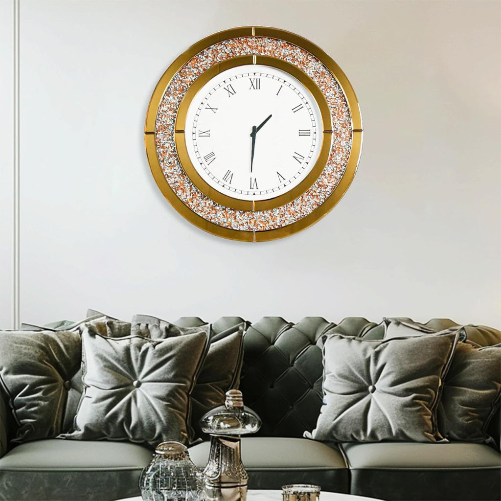 Round Brown Mirror — 32" - View 5