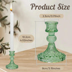 Green Pillar Candle - View 6