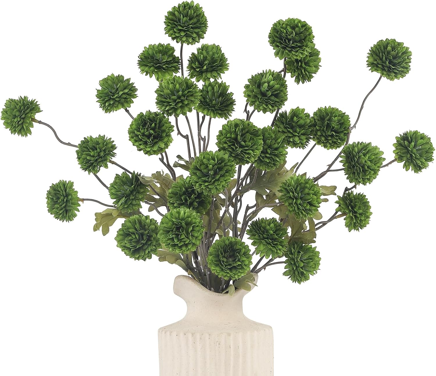 Beige Artificial Flowers — 9pcs