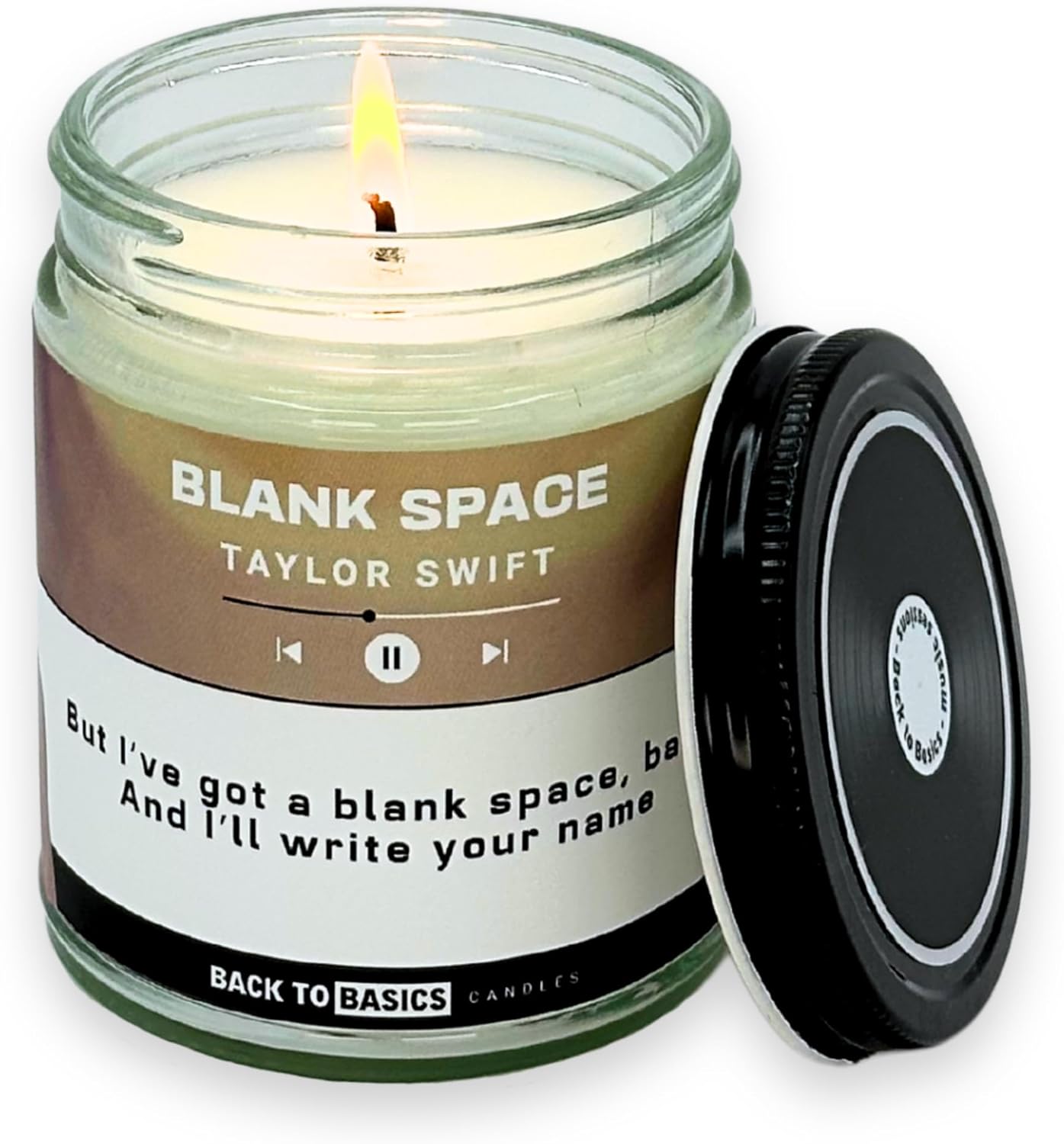 Soy Wax Scented Candle — Blank Space - T.S.