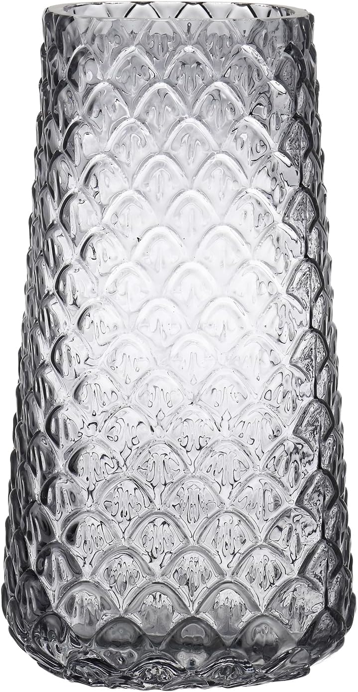 Modern Black Flower Vase — 8" — 9"