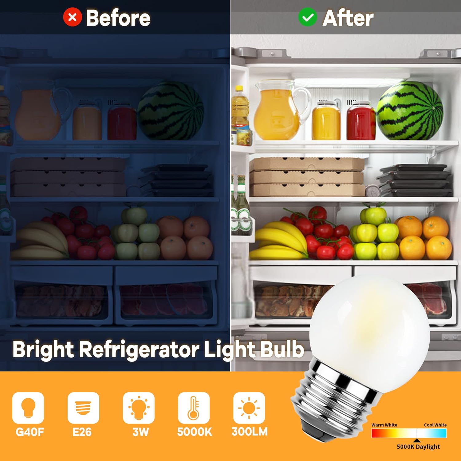Dimmable Metal LED Bulb - View 3