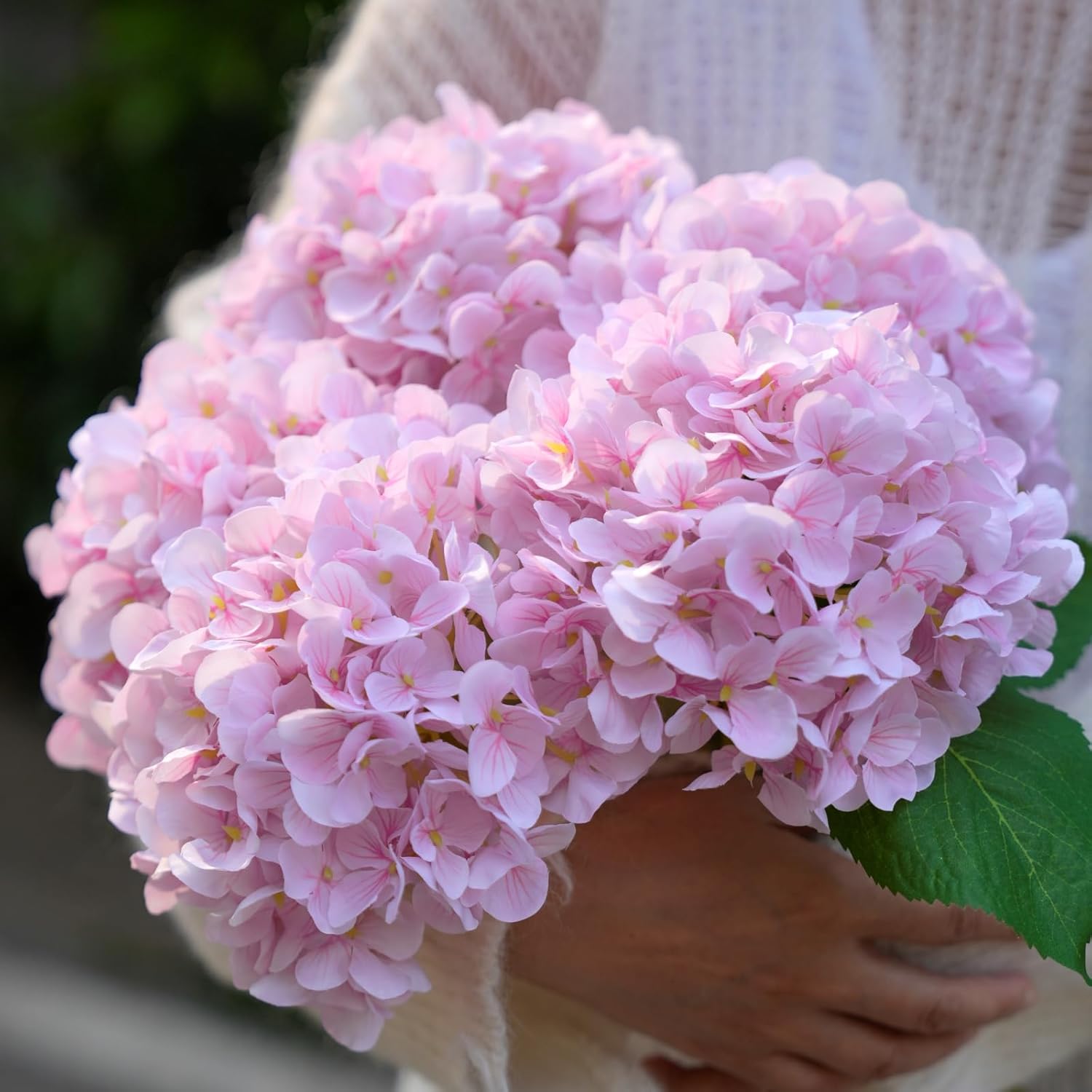 Beige Artificial Flowers — 5" — Pink