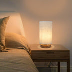 Linen Modern Fabric Desk Lamp — Set of 1 - View 2