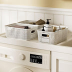 Beige Storage Bin — 10x7 - View 7