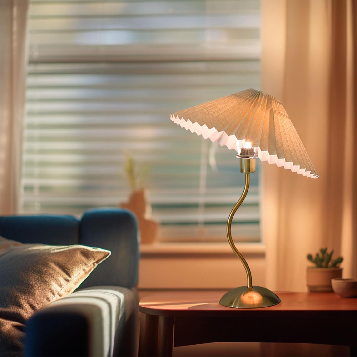 Black Nightstand Lamp - View 5
