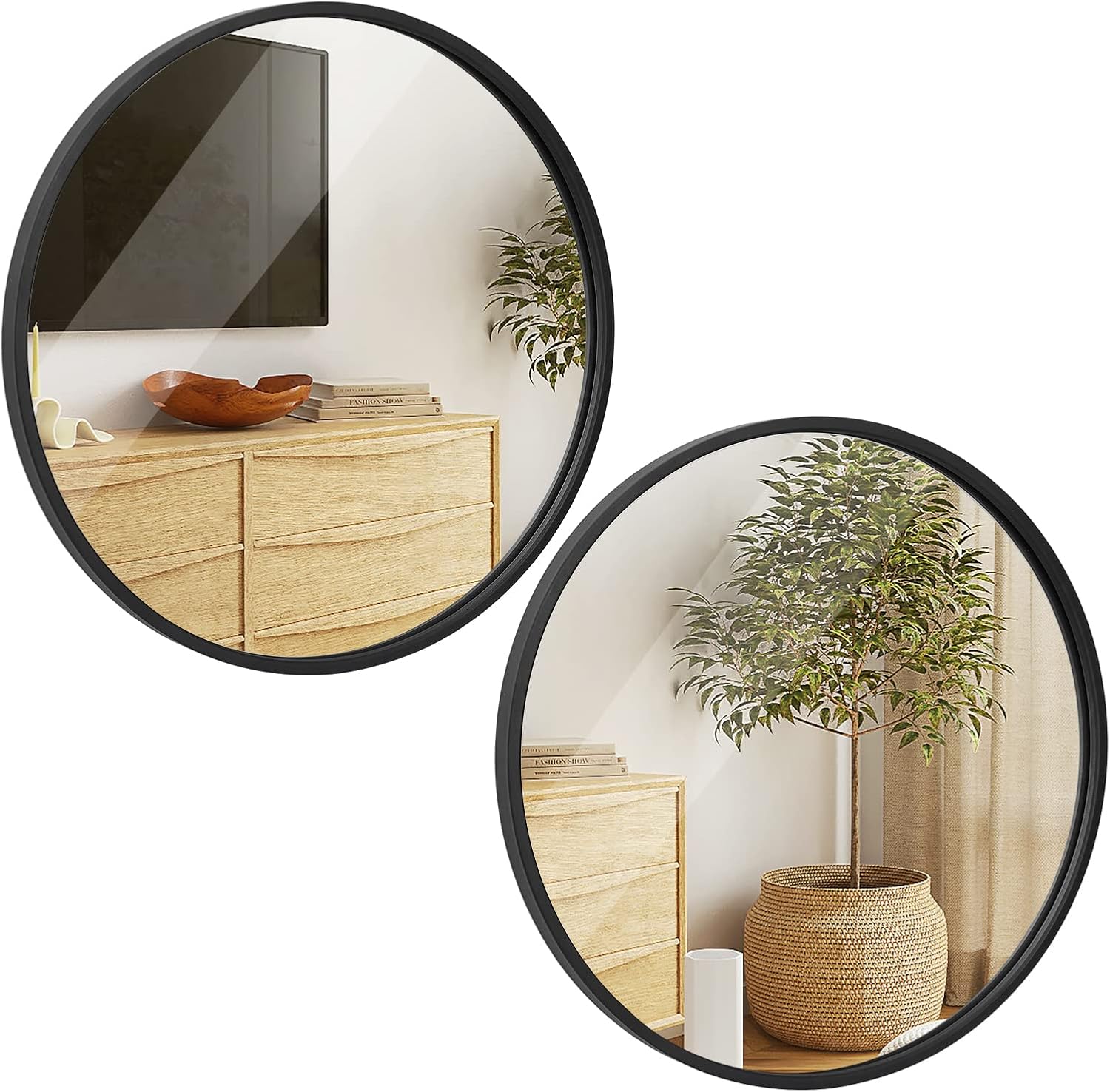 Metal Wall Mirror — 18" — 2